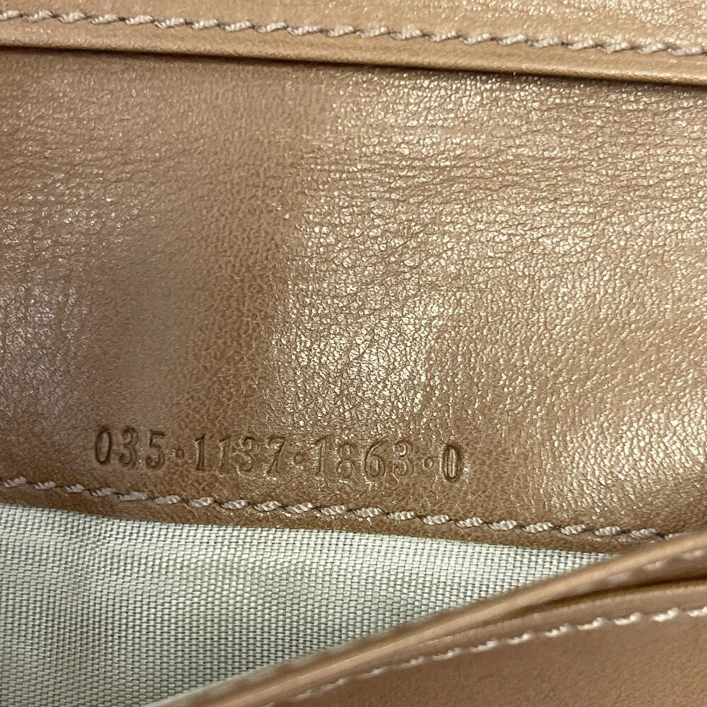 Gucci Bamboo Bi-Fold Leather Wallet in Tan - Preowned - Picture 9 of 10